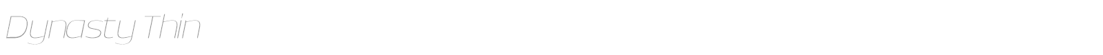 Dynasty Thin font preview